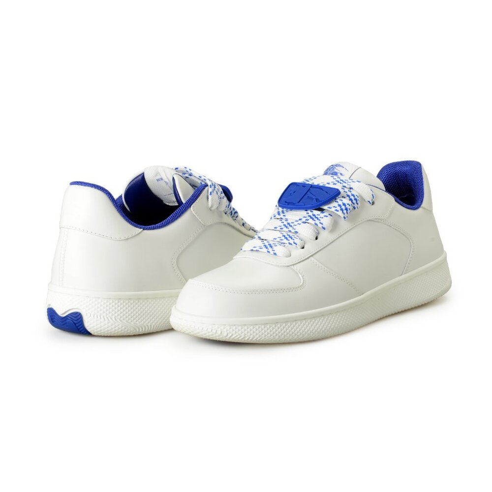 Burberry Men's "Terrace" White Leather Low Top Sneakers Shoes US 11 IT 44 - Picture 8 of 8